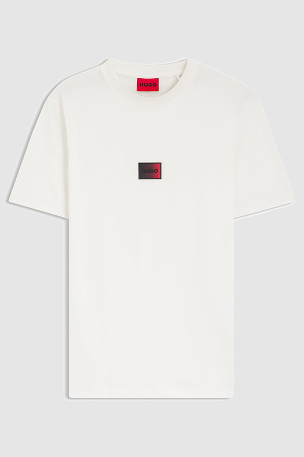 ΜΠΛΟΥΖΑ T-SHIRT HUGO - 102 ΛΕΥΚΟ